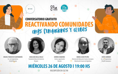 Conversatorio: Reactivando Comunidades para ONGs, Clubes y Fundaciones