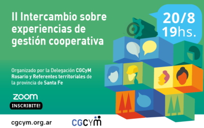 Se viene el II Intercambio sobre Experiencias de Gestión Cooperativa