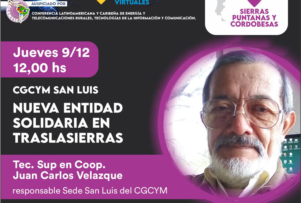 La Delegación CGCyM San Luis participará del 4to. Evento Zonal de la CLERTIC