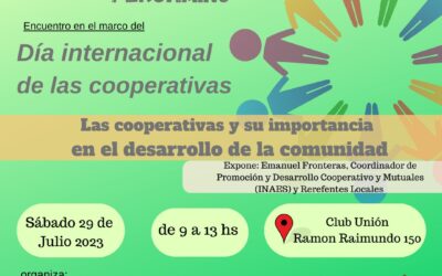 Encuentro en Pergamino sobre el aporte de las cooperativas al desarrollo de la comunidad