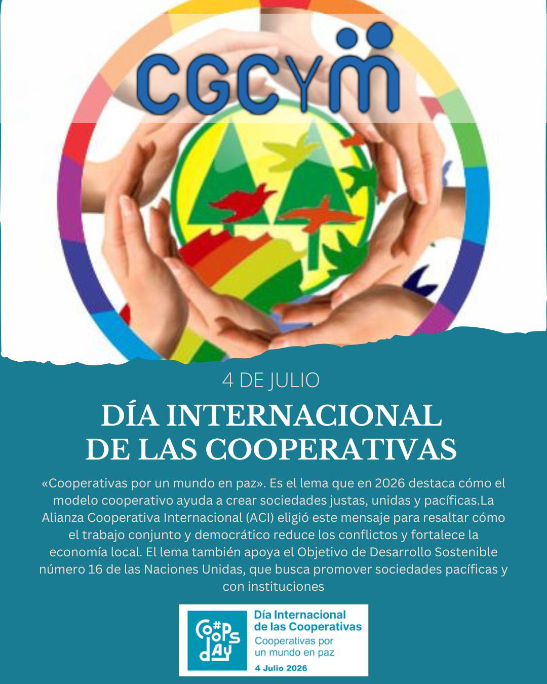 Flyer cooperativismo 2026